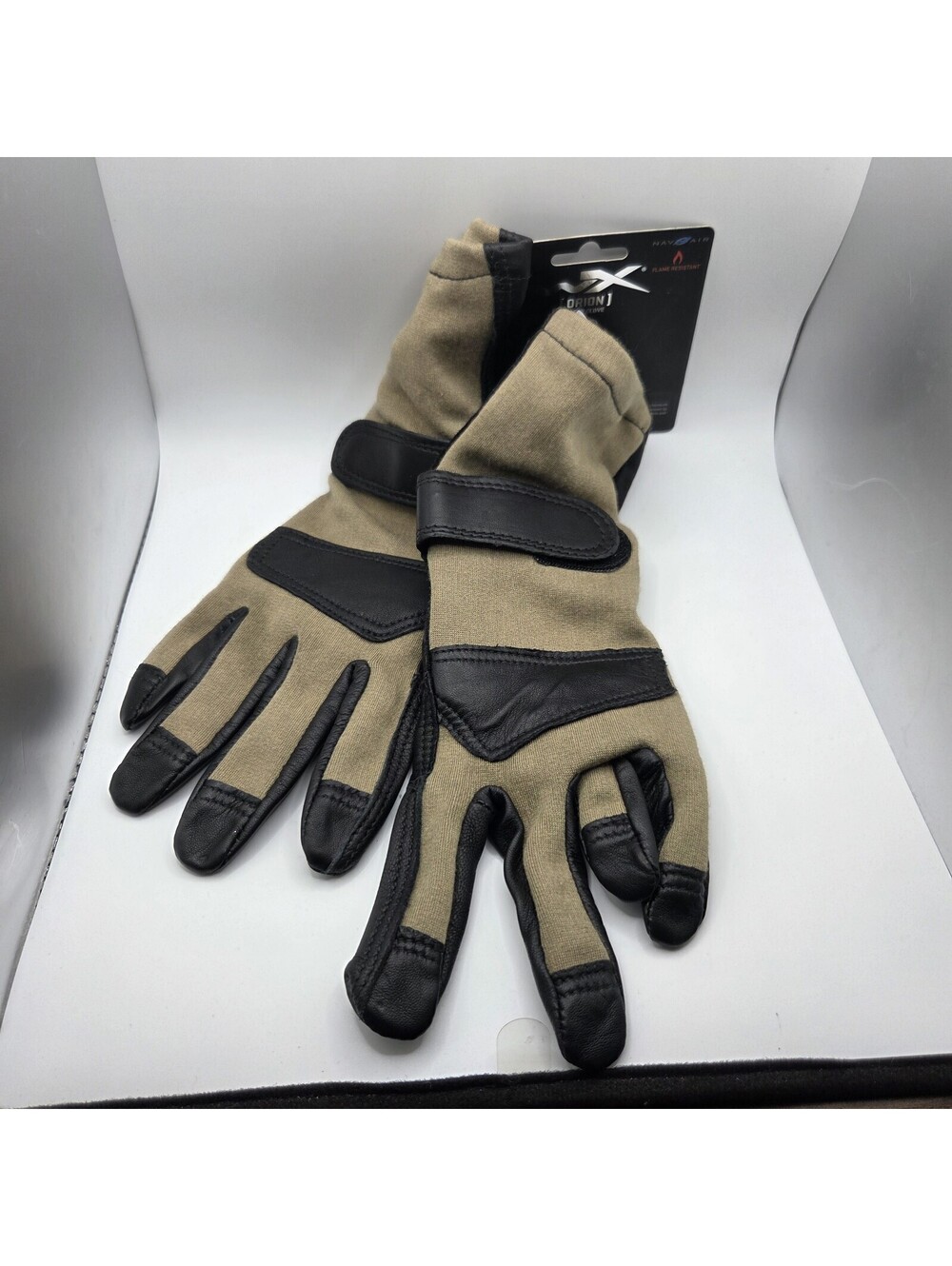 Wiley X Orion Flight Gloves/ L/ Flame Resistant/ Made In USA/ Leather Reinforce